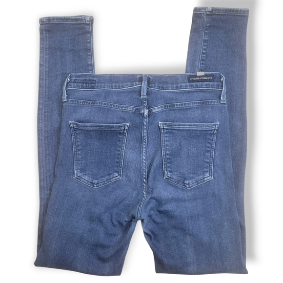 CITIZENS OF‎ HUMANITY - Rocket High Rise Stretchy Skinny Denim Medium Wash Jeans - Picture 4 of 7